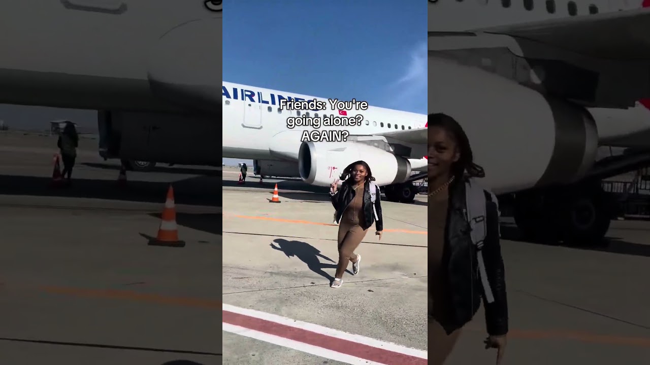 Me: Yup, just me and my passport. 💁🏾‍♀️