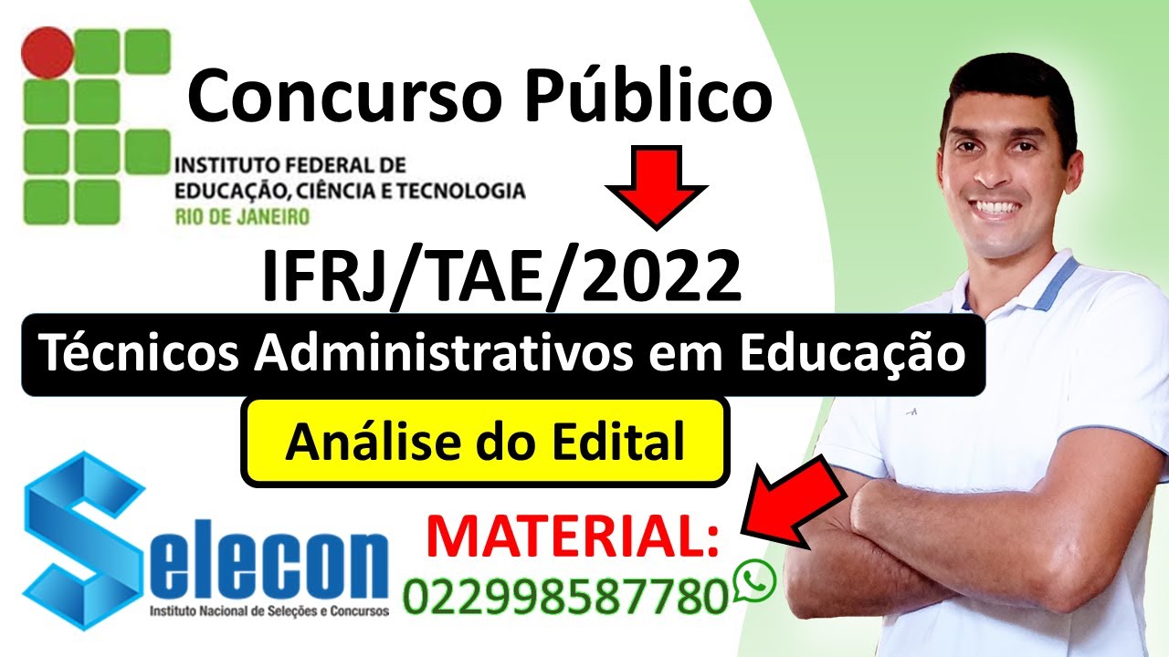 Concurso do IFRJ: publicado novo edital para técnico-administrativo