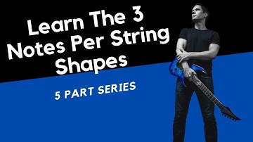 REALLY learn the major 3-notes-per-string shapes using this method - Jon Bjork Guitar