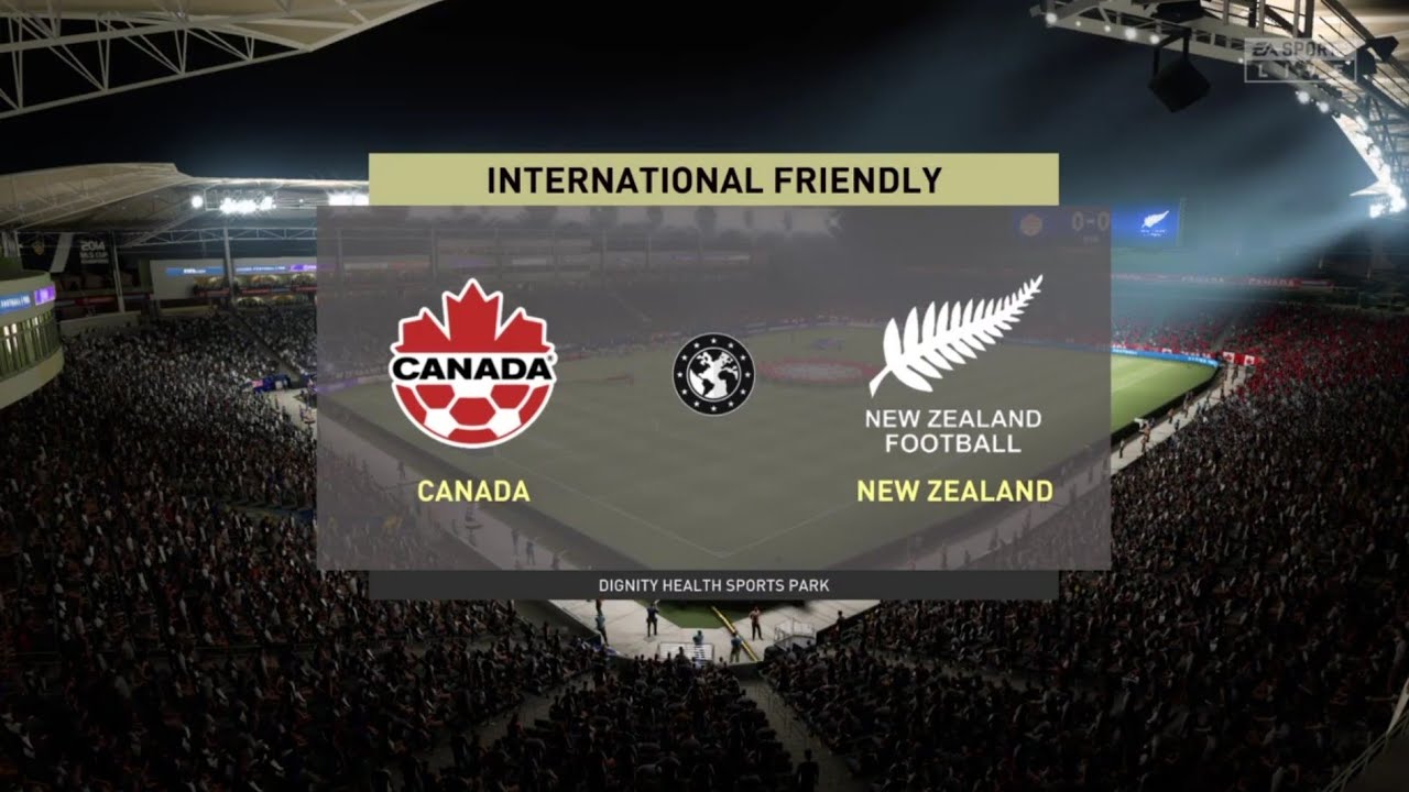 Canada vs New Zealand Women - International Friendly - Fifa 21 (23.10.21)