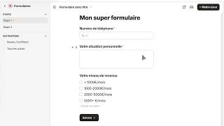 Qualifiez vos prospects avec les formulaires TinyPages (nouveauté Avril 2026)