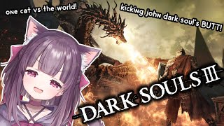 LOLI CATGIRL BEATS UP JOHN DARKSOUL!!! LET'S KICK HIS BUTT! COME CHEER ME ON!! 🎀 vtuber!