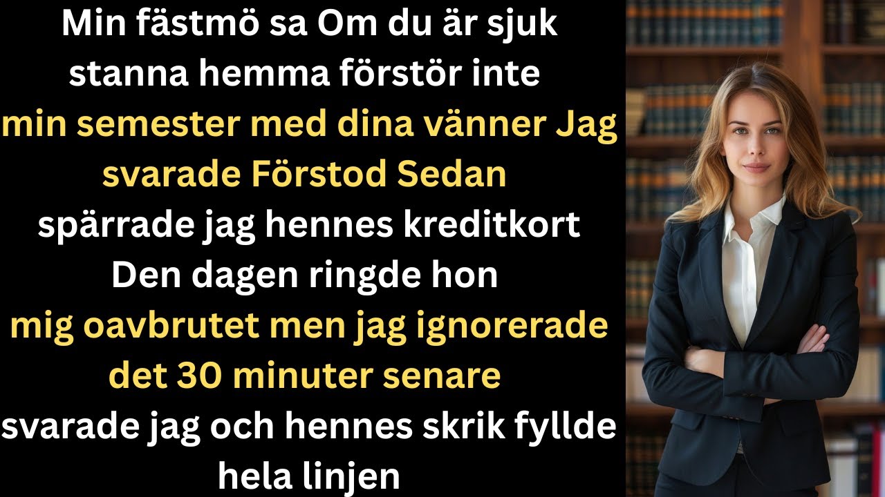 Min fästmö sa Är du sjuk stanna hemma förstör inte min resa Mitt svar