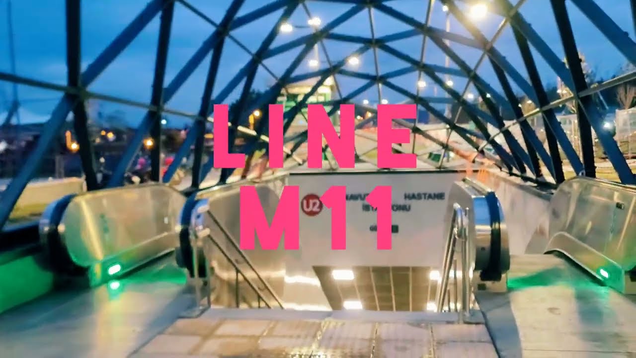 🚇 ISTANBUL SUBWAY LINE M11 (U2) – 🇹🇷 ISTANBUL, TURKEY – 4K RIDE
