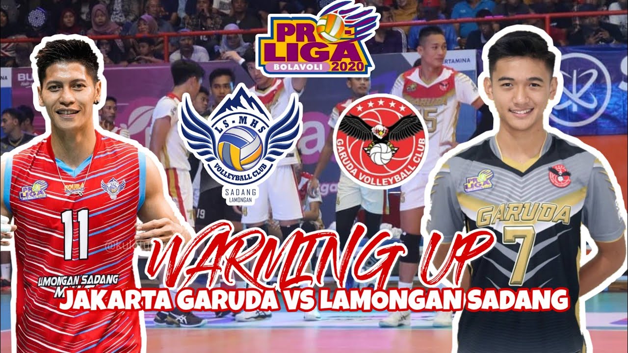 SENSASI NONTON WARMING UP JARAK DEKAT JAKARTA GARUDA VS LAMONGAN SADANG MHS | PROLIGA 2020