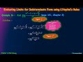 2.3 chapter 2 MAT235 L'Hopital's Rule