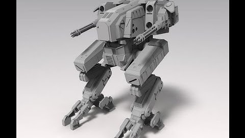 Blender 3D|Speed modeling|Model robot|Part 1|