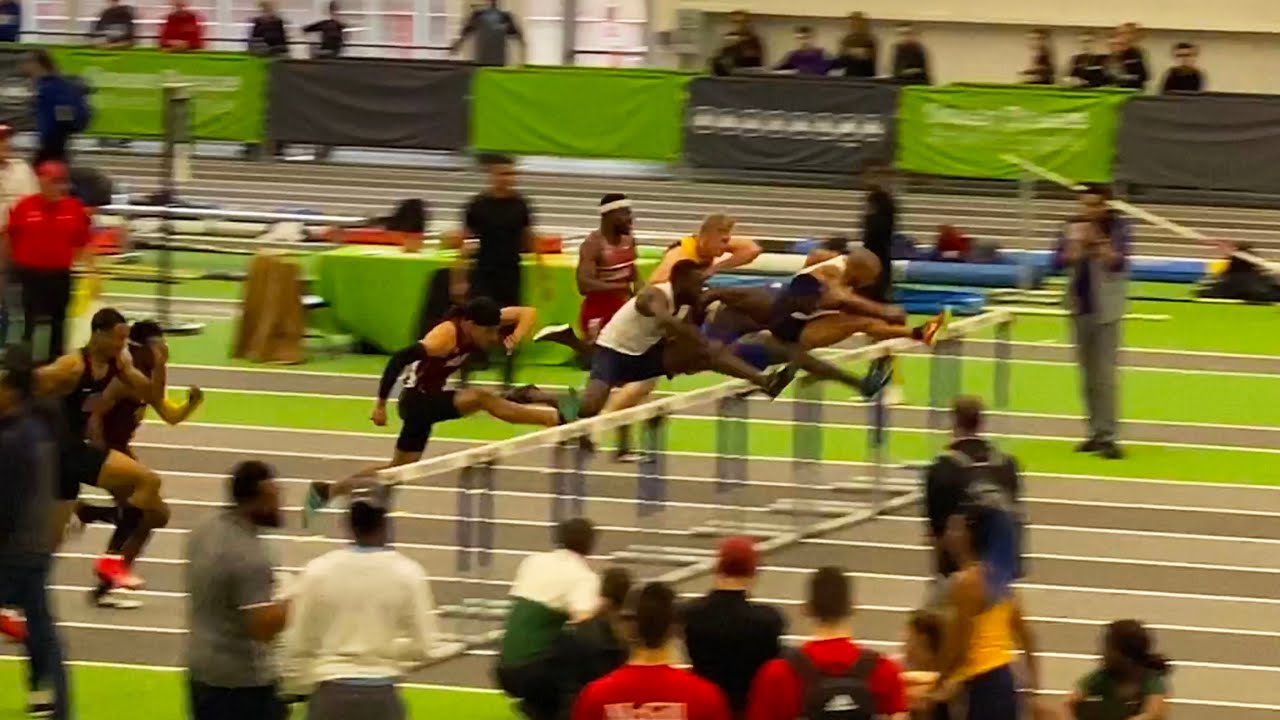 Men 60m Hurdle final......UAlbany Winter Classic 2020 YouTube