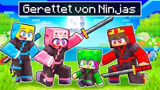 GERETTET von einer NINJA FAMILIE in Minecraft!