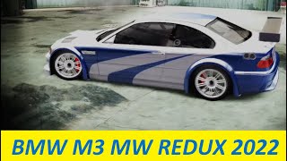 BMW M3 NFS MW Redux 2022