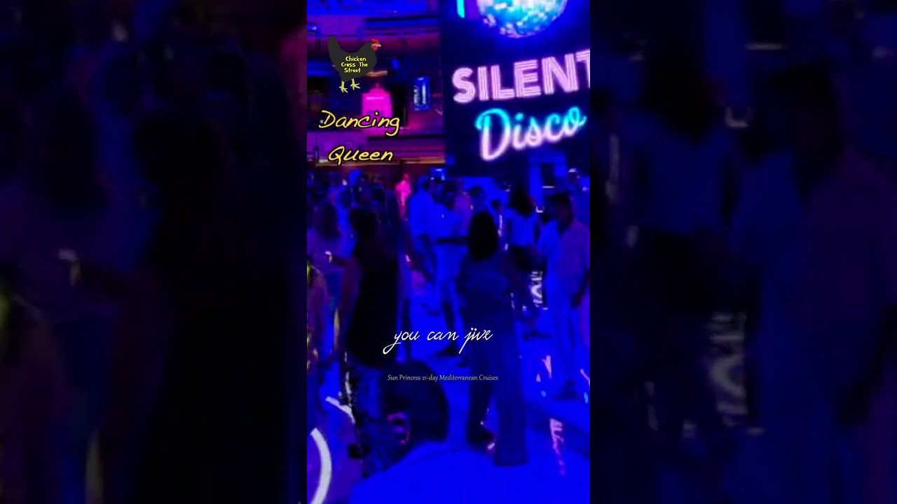 “Dancing Queen” at a Silent Disco 🪩💃