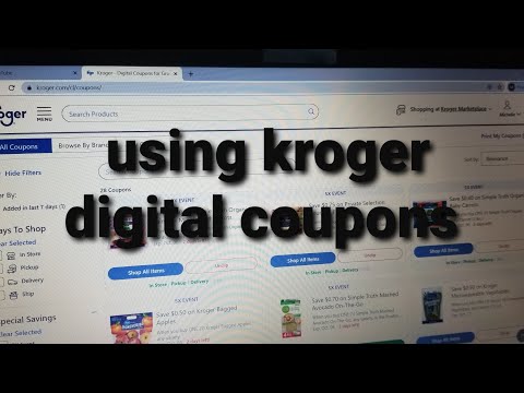 how to use Kroger digital coupons