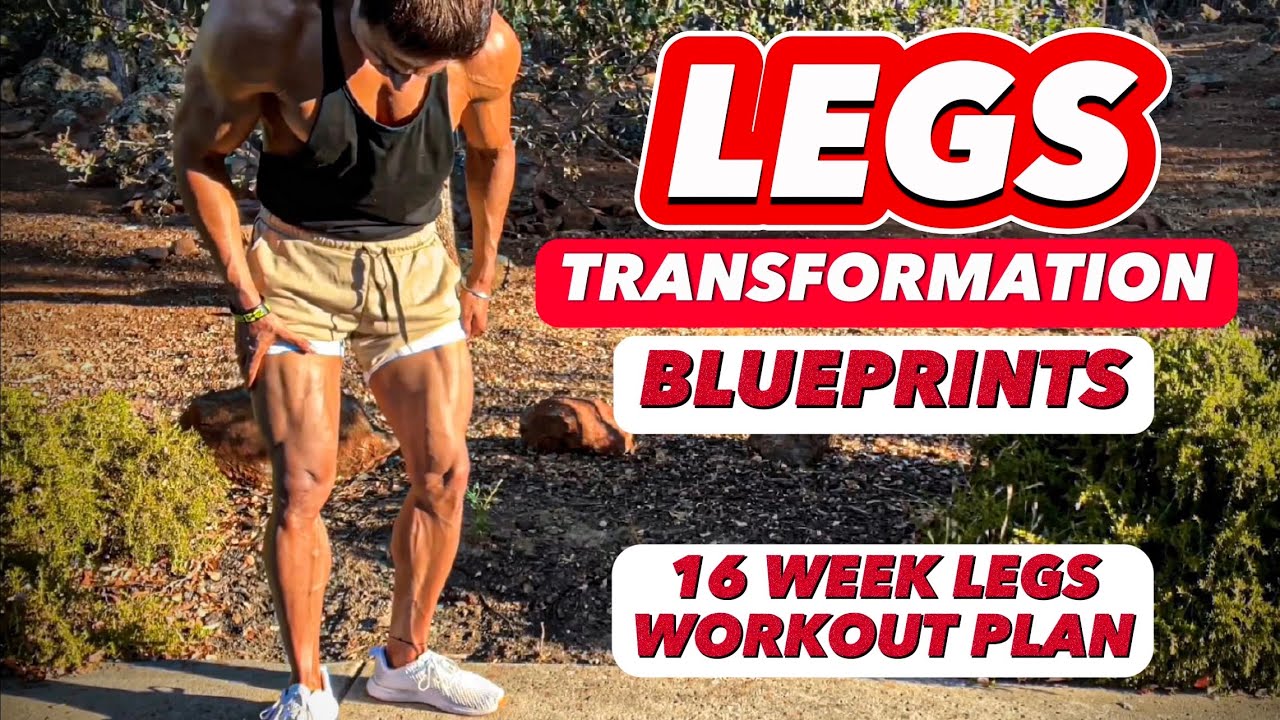 ⁣Legs Transformation Blue Print - 16 Weeks Legs Workout by Guru Mann