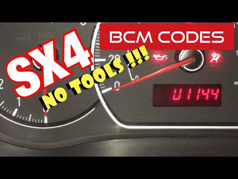Suzuki SX4 BCM Code Retrieval
