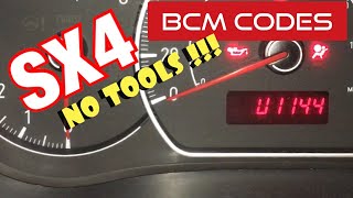 Suzuki SX4 BCM Code Retrieval