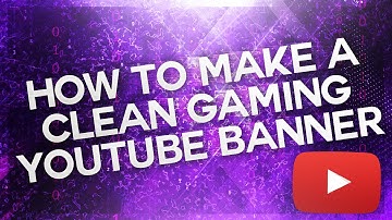 How To Make A Clean Gaming Youtube Banner In Photoshop CC/CS6 (2016)