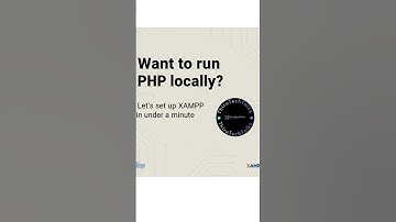 How to Set Up XAMPP for PHP #phpru15 #PHP, #XAMPP,#developertools  #localserver #apache