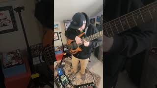 tapping Fairy Fountain Theme on bass #videogamemusic #bassmusic #shorts