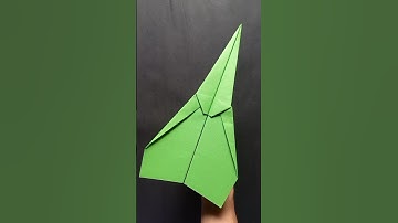 How to make paper airplane