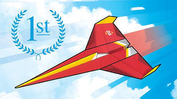 FLIES OVER 100 FEET!!! How to Make a Competition Winning Paper Airplane — Spike, by Ezra Craig