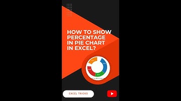 How To Show Percentage in Pie Chart in Excel || Excel Tricks || #shorts