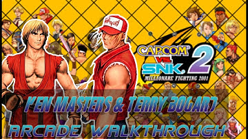 SEGA Dreamcast - Capcom VS SNK 2  / Ken & Terry Arcade Walkthrough / DC Digital / 1080p 60 Gameplay!