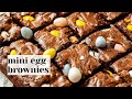 Mini Egg Brownies - Easy Easter Dessert! (RECIPE LINK IN DESCRIPTION)