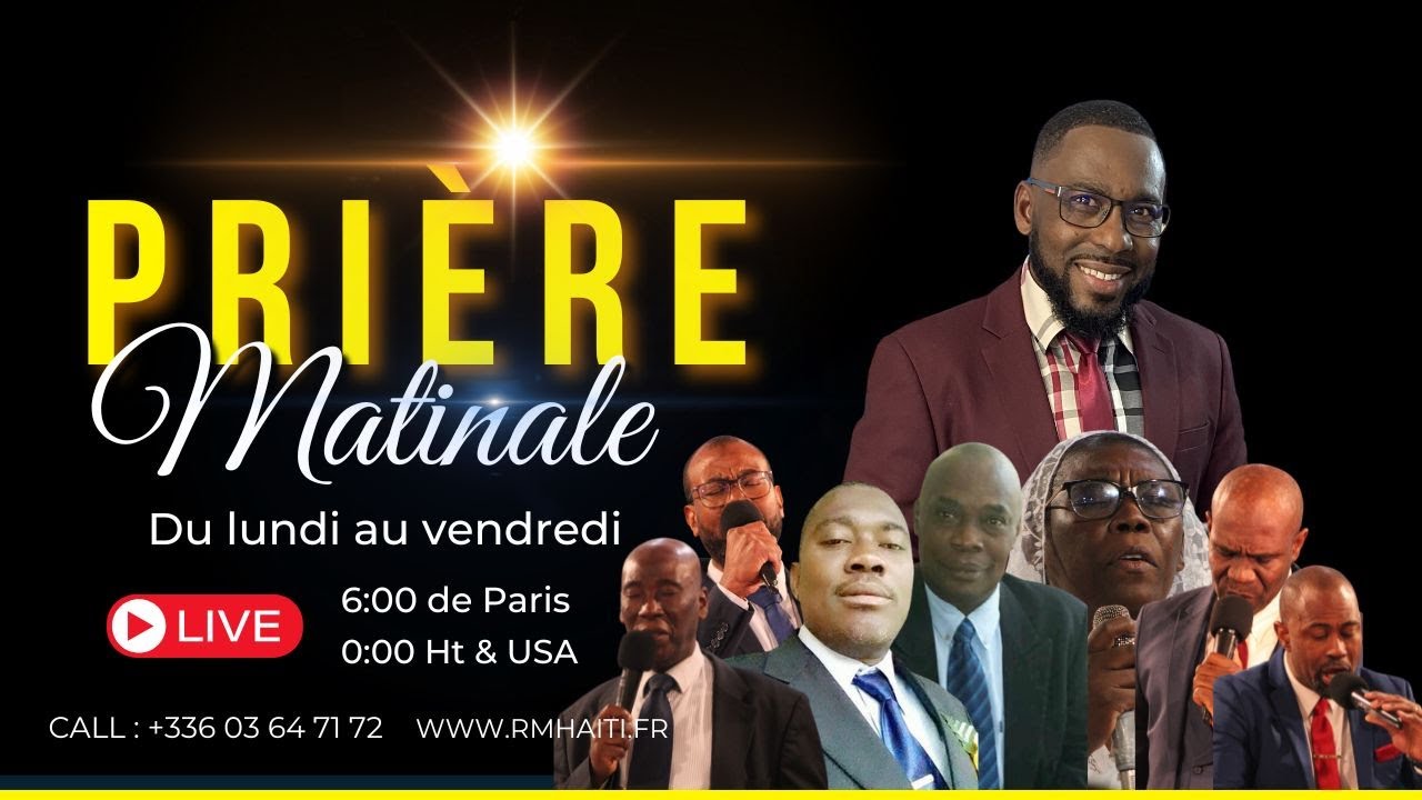 Prière Matinale 24 Octobre 2025 | 912e édition.