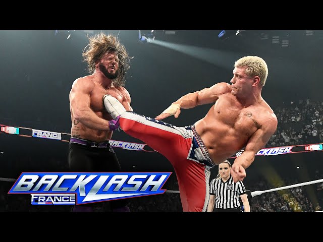 Cody Rhodes vs. AJ Styles – Undisputed WWE Title Match: WWE Backlash France highlights class=