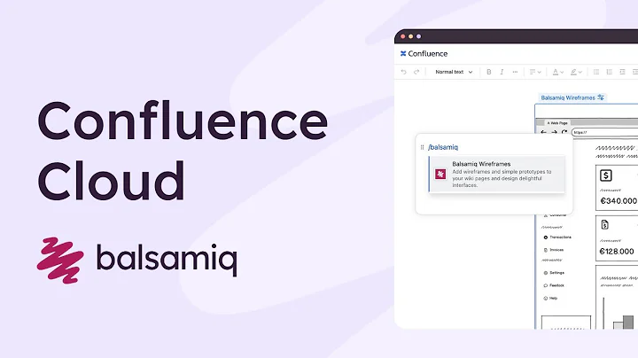 Balsamiq Wireframes for Confluence Cloud Overview