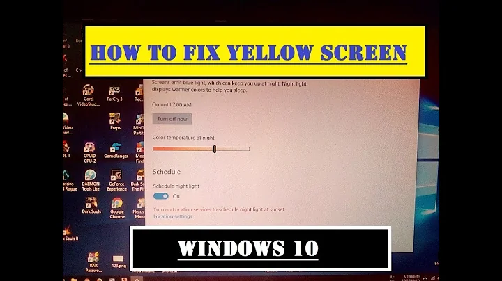 How to Fix Yellow Screen On Windows 10 - Problem Solved