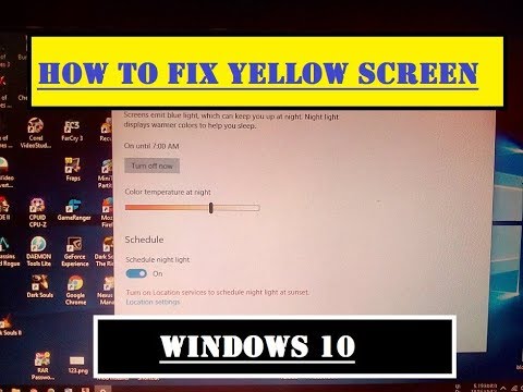 How To Fix Yellow Screen On Windows 10 - Problem Solved