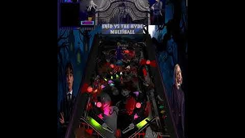 Retrorommy6604 Spooky Wednesday VPX Original 2024 Table + PupPack - Gameplay on Android Oneplus Pad3