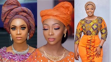 HOW TO TIE TWISTED GELE ON YOURSELF/  SIMPLE TRENDING GELE TUTORIAL/ GELE STYLE.