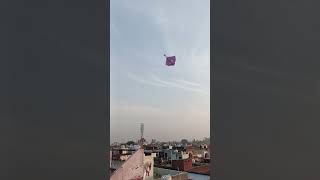 My first video kite flying ?? kitelover vlogbyshivansh kite uttrayan