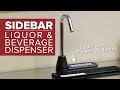 How to install a sidebar liquor  beverage dispenser  liquor at the touch of a button