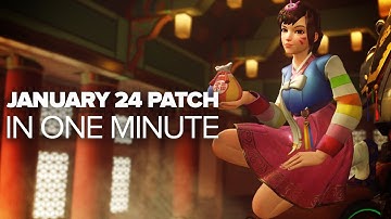Overwatch January 24th Patch in a Minute
