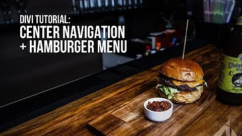 Divi - Double menu header (default + hamburger)