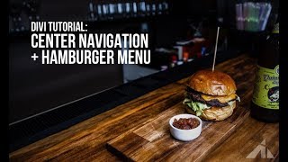 Divi - Double menu header (default + hamburger)