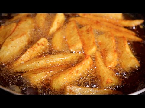 TWO INGREDIENTS DELICIOUS HOMEMADE POTATO WEDGES UNDER 10 MINUTES | Morris Time Cooking | Hawt Chef