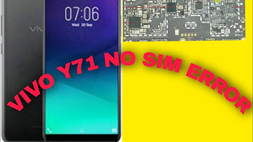 VIVO Y71 INSERT SIM NO SIM PROBLEM TRACEING MISSING TRACKS