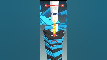 Stack Ball Blast Game 😭😭😭😭👏( Level -340)#Shorts