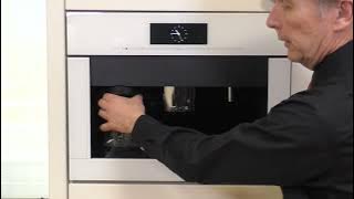 Becoming familiar with your Miele built-in coffee machine