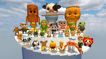 SPARTAN KICK NEW 3D MEME ITALIAN BRAINROT FAMILY TUNG TUNG SAHUR TRALALERO in SKY TOWER GMod