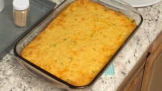 How to make Mexican Cornbread Casserole Video