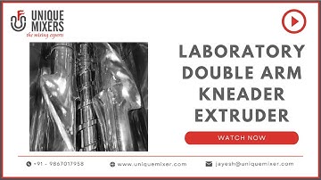 Laboratory Double Arm Kneader Extruder. Sigma Blade Mixer Extruder. #industrialmixer