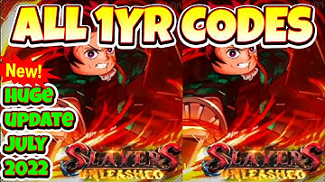 2022 ALL SECRET 1YR CODES Roblox [CODES + 2XP] Slayers Unleashed v0.9, NEW CODES, ALL WORKING CODES