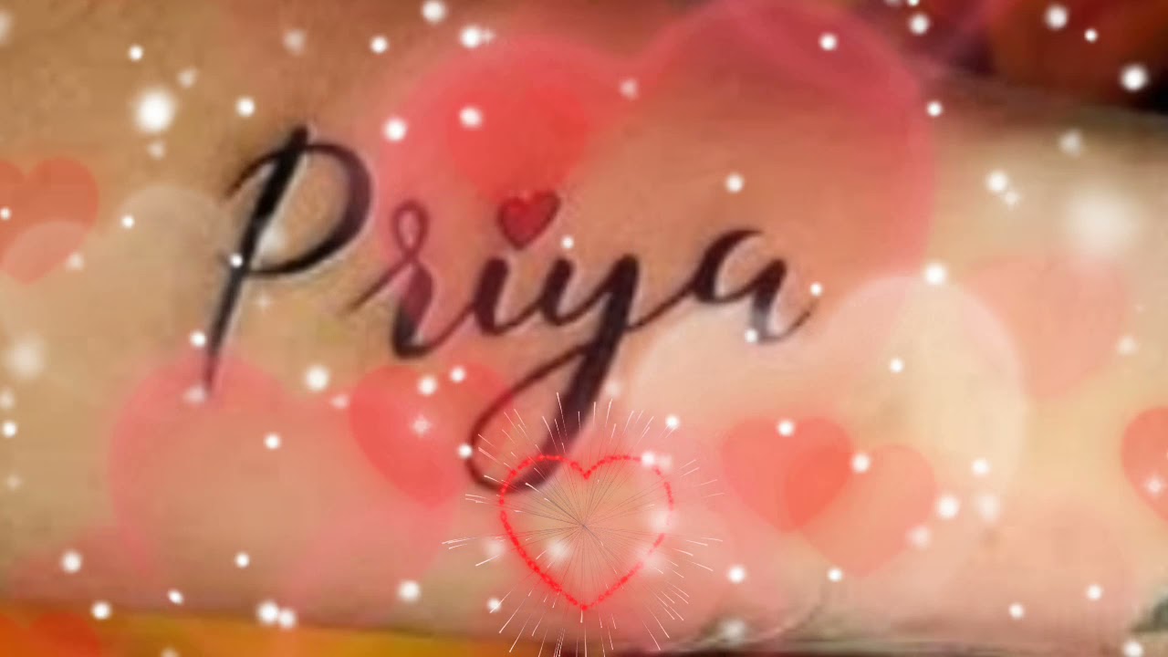 Priya name image 💞Whatsapp status 💞 - YouTube