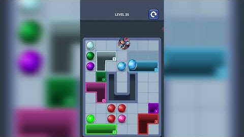 Drop escape color puzzle level 25 solution and walkthrough for gameplay 