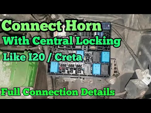 Connect Horn with Central Locking | Like i20 Creta